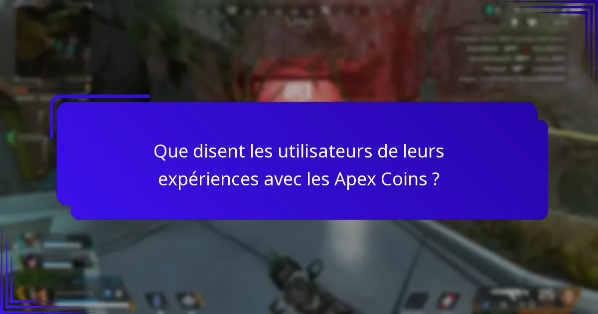 Que disent les experts des Apex Coins ?