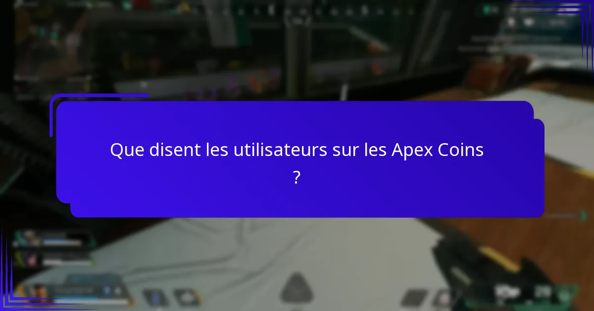 Où pouvez-vous acheter des Apex Coins ?