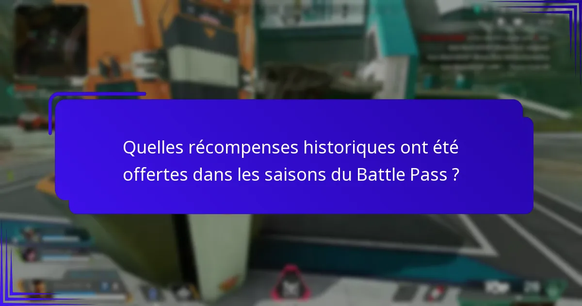 Comment les offres actuelles se comparent-elles aux récompenses historiques ?