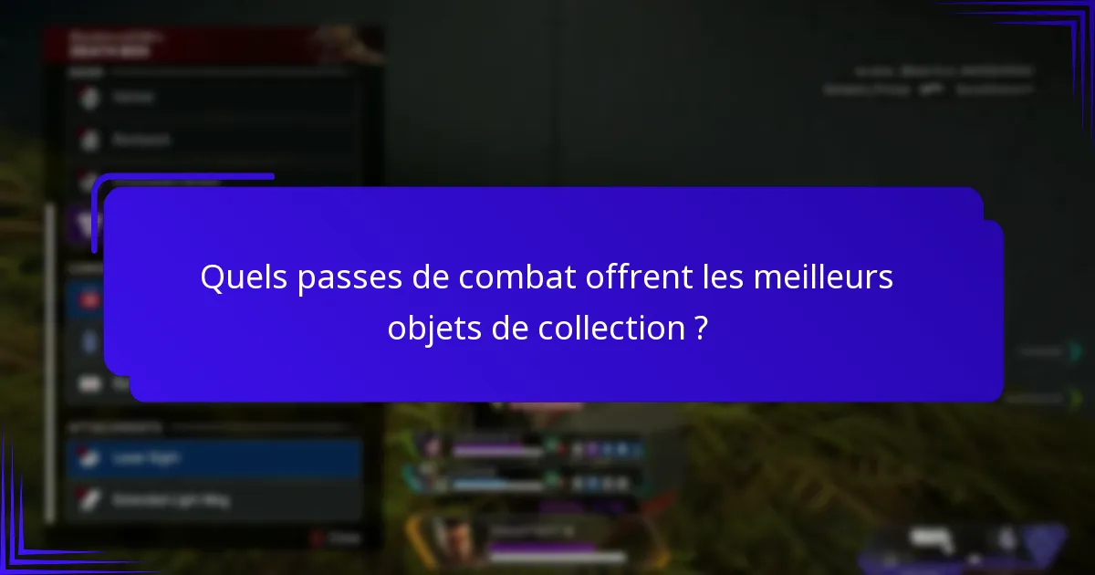 Comment fonctionnent les options d’échange pour les objets de collection ?